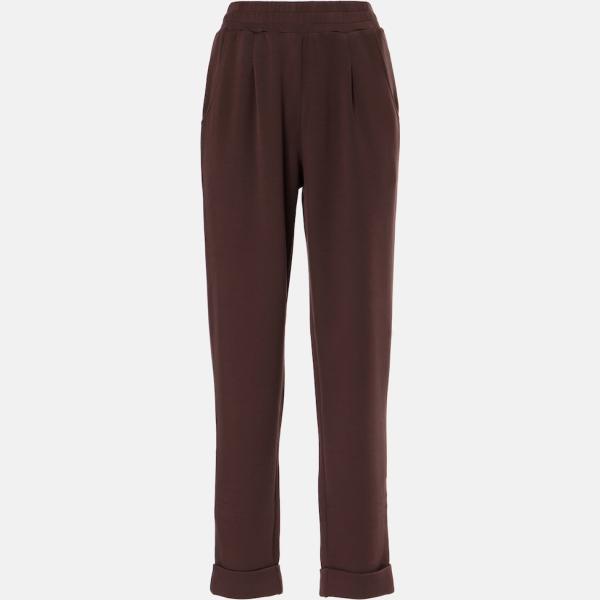 Pantalons de sport femme marron foncé viscose Varley