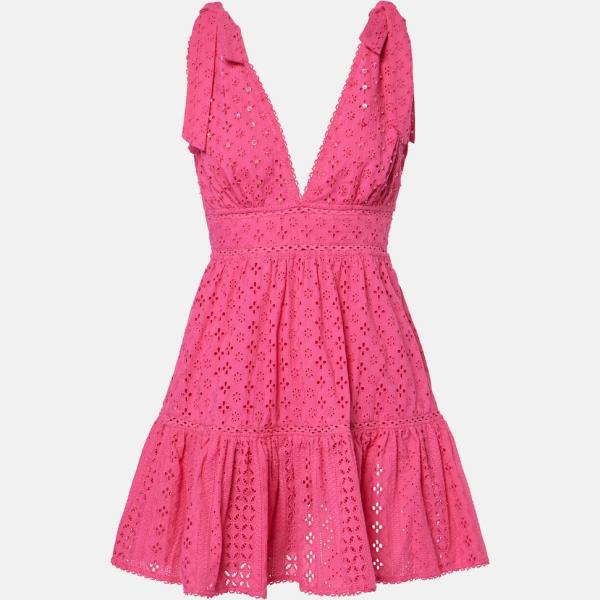 Robe femme blanc neige à fermeture éclair coton Poupette St Barth