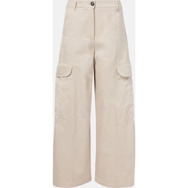 pantalon cargo S Max Mara blanc