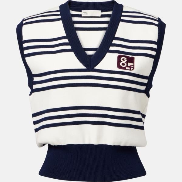 pulls Tory Burch bleu à rayures
