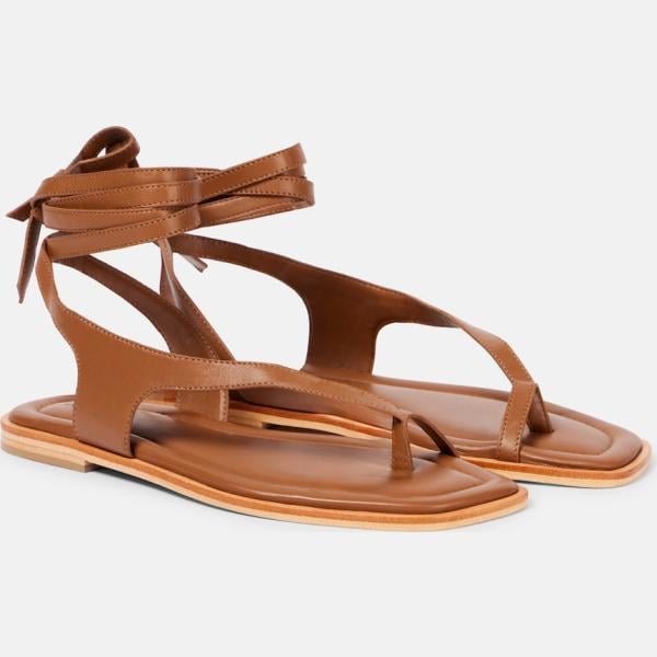 sandales en cuir A.Emery multicolore
