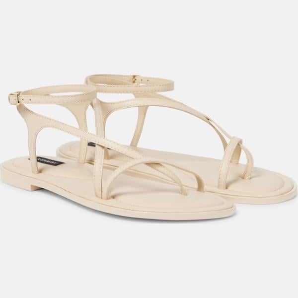 sandales en cuir A.Emery blanc