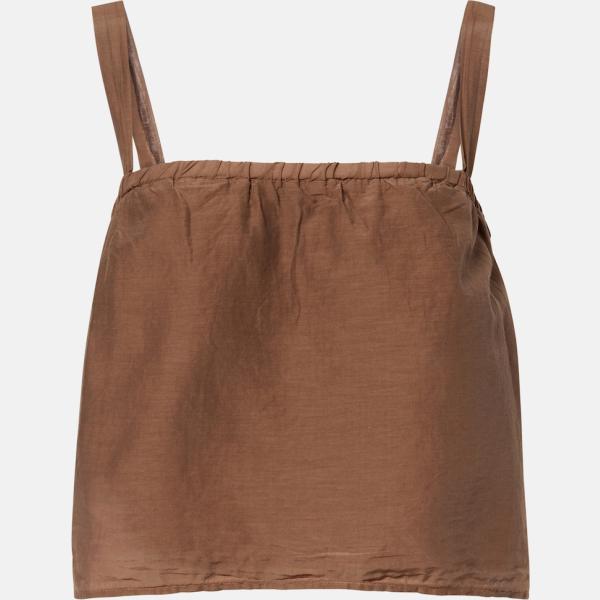 Haut femme marron foncé soie Velvet