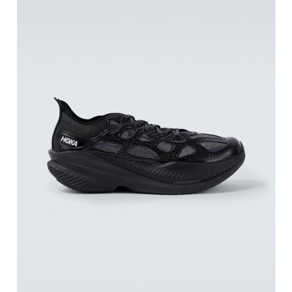 Sneakers homme à lacets noir foncé à bout rond Hoka One One