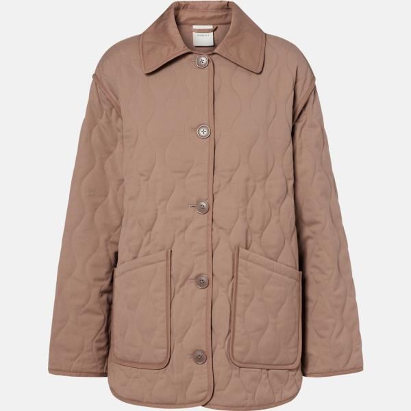 Veste femme marron clair avec boutons viscose Varley