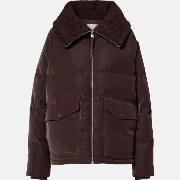 Doudoune femme marron foncé à fermeture éclair polyester Varley