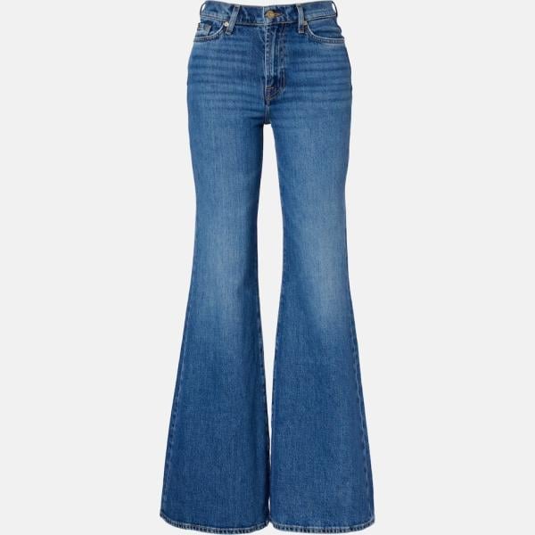 jean patte déléphant 7 For All Mankind bleu