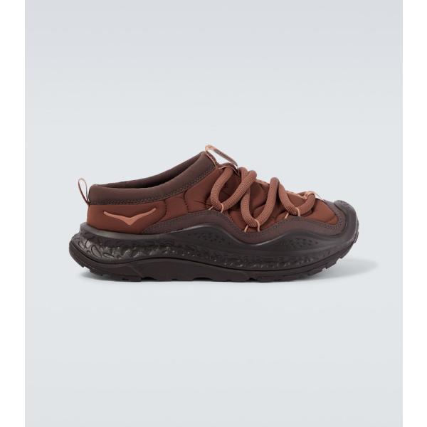 Sneakers homme marron foncé à bout rond Hoka One One