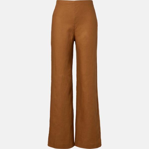 pantalon large en bas Faithfull marron