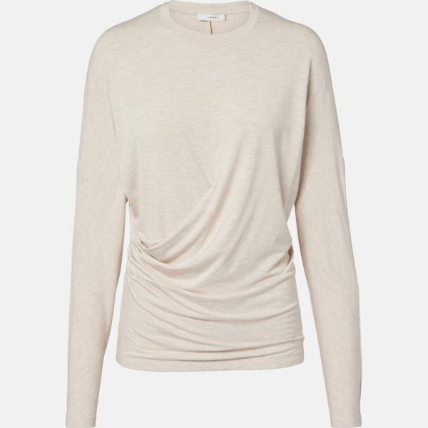 Haut femme blanc ivoire rayon Vince