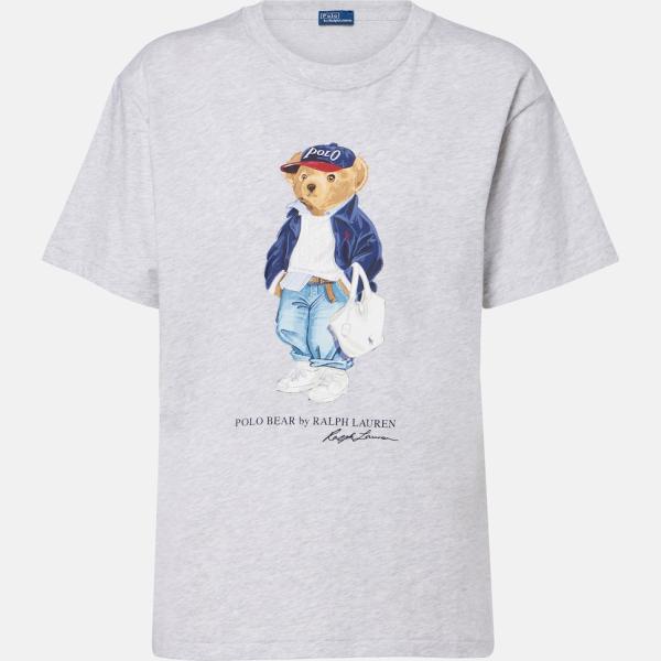 Polo femme gris clair coton Polo Ralph Lauren