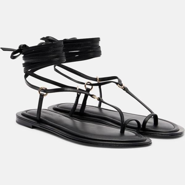 sandales en cuir A.Emery noir