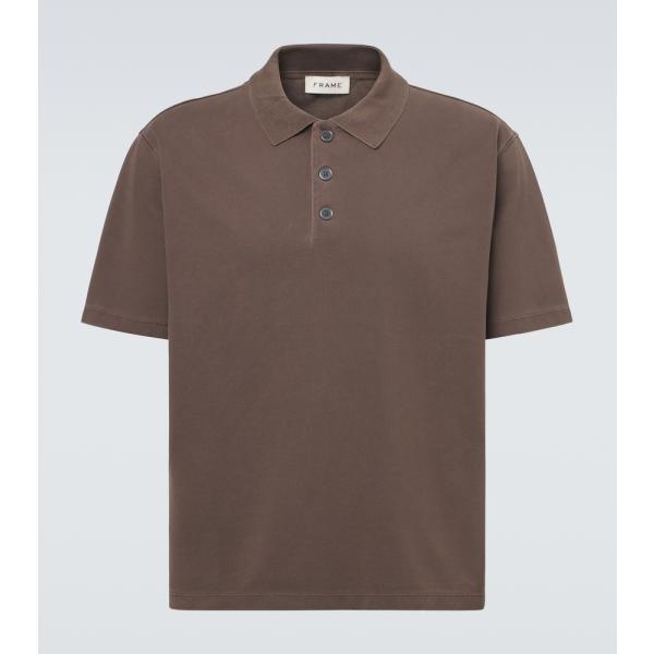 Polo homme col polo avec boutons coton Frame