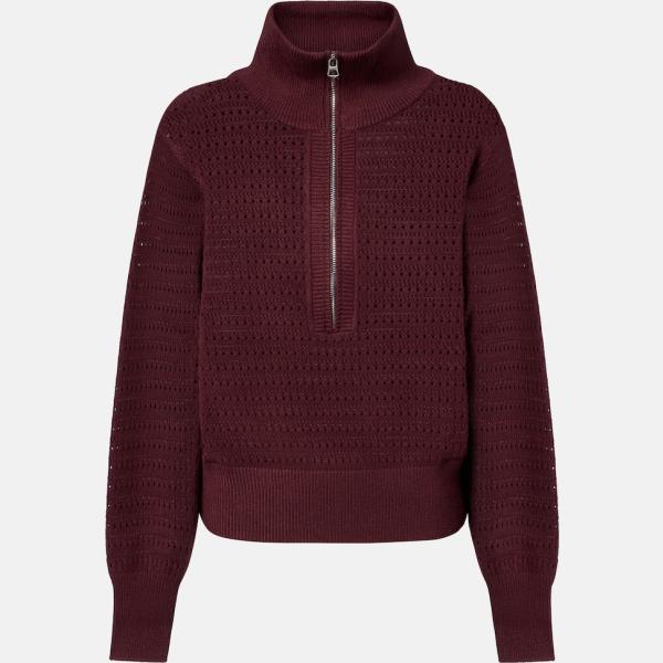 Gros pull femme à fermeture éclair viscose Varley