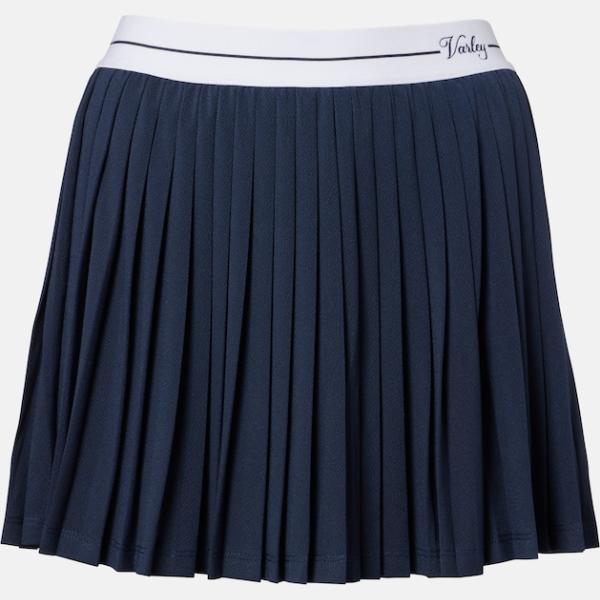 Jupe femme blanc neige plissé polyester Varley