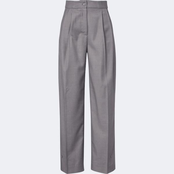 pantalon large en bas The Frankie Shop gris