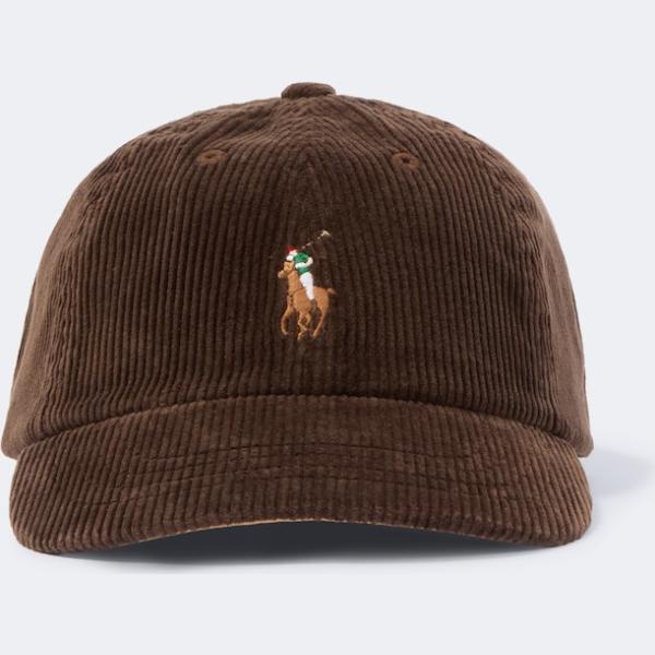 Chapeau homme blanc neige velours Polo Ralph Lauren