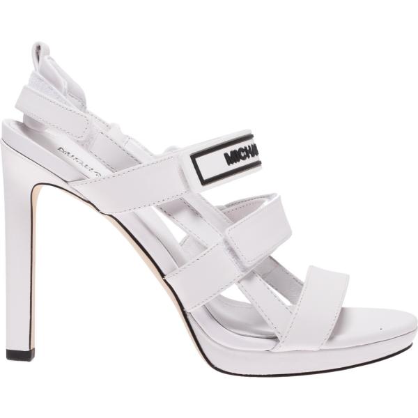 sandali col tacco Michael Kors bianco