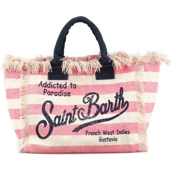 borse tote Mc2 Saint Barth viola a righe
