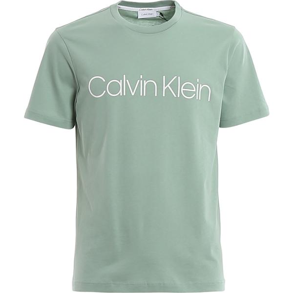 t-shirt Calvin Klein verde con stampe