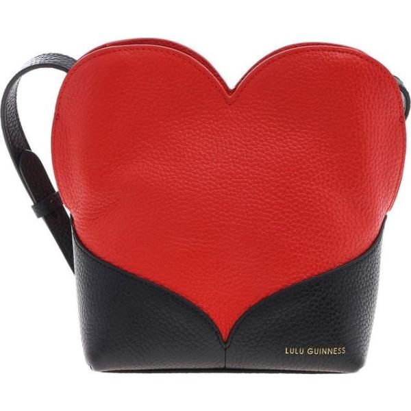 borse a spalla Lulu Guinness rosso a righe