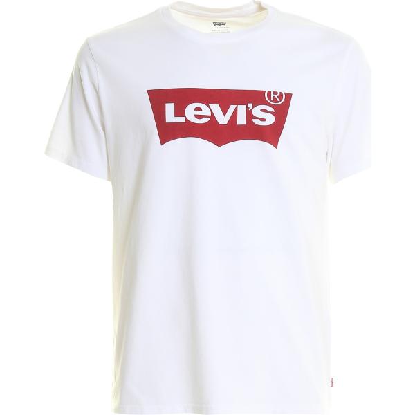 t-shirt Levis bianco con stampe