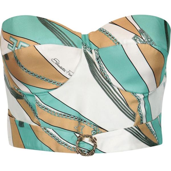 top Elisabetta Franchi multicolore