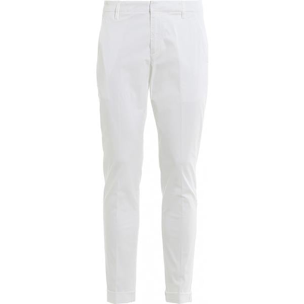 pantaloni Dondup bianco