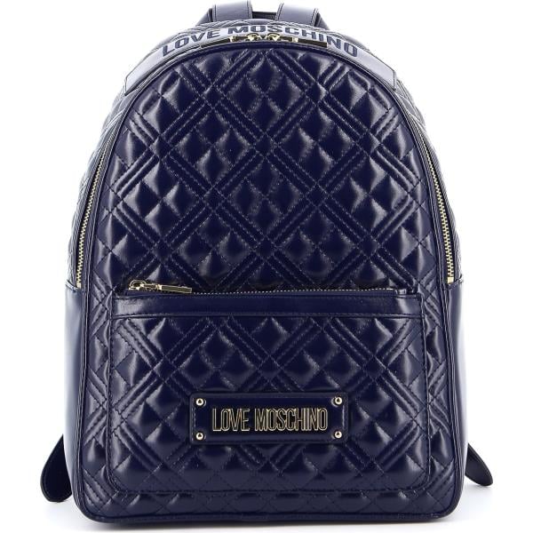 zaini Love Moschino blu con stampe