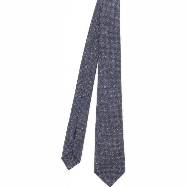cravatte Kiton blu a pois