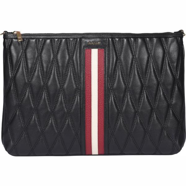 clutch Bally nero a righe