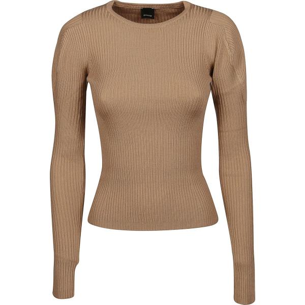 pullovers Pinko marrone
