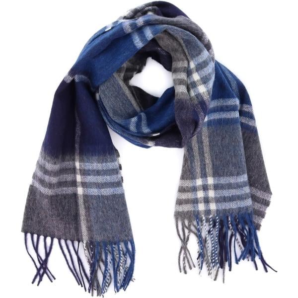 sciarpe Barbour grigio a quadri