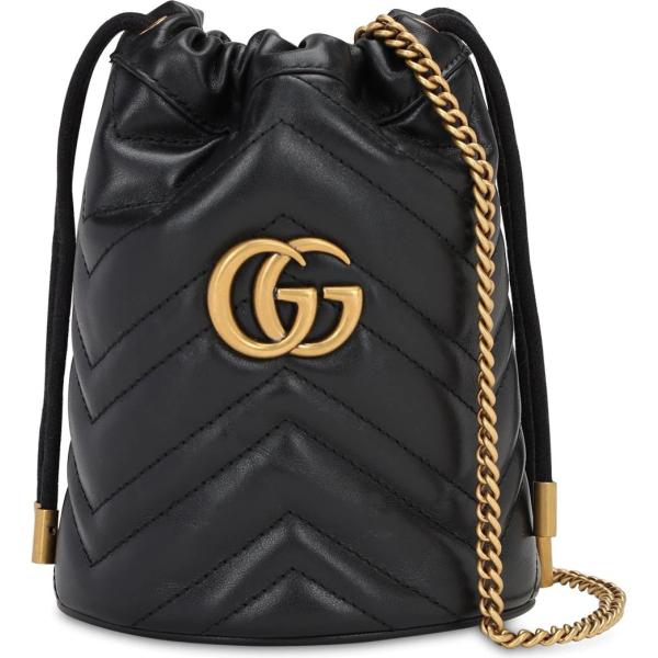 borse a secchiello Gucci nero