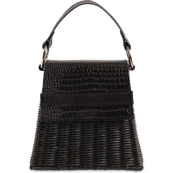 borse a mano Wicker Wings nero con stampe