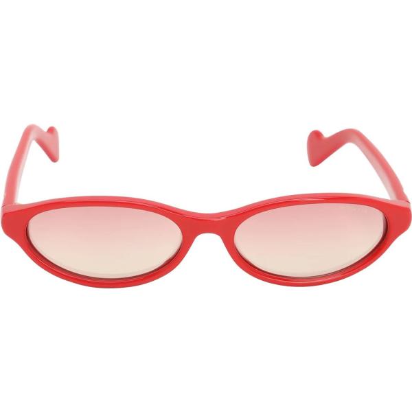 occhiali da sole Moncler rosso con stampe