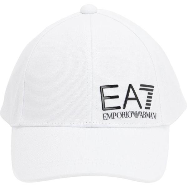 cappelli Ea7 Emporio Armani bianco con stampe