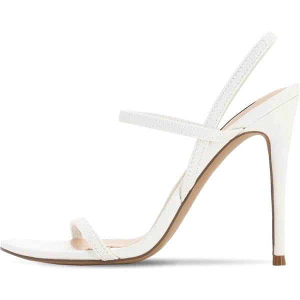 sandali in pelle Steve Madden bianco