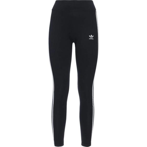 leggings Adidas Originals nero a righe
