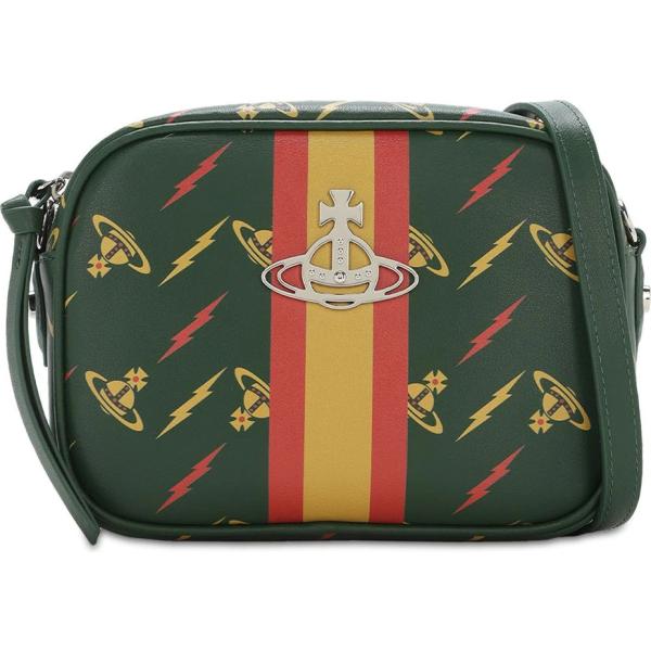 borse a spalla Vivienne Westwood verde con stampe