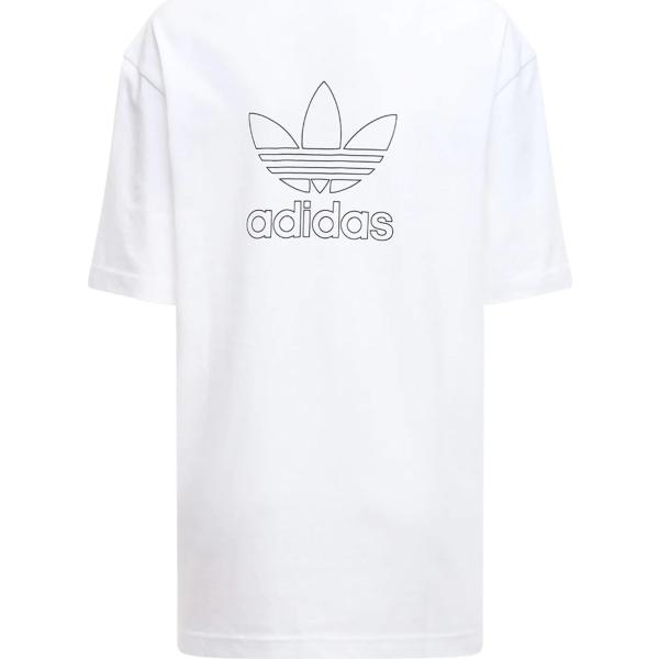 t-shirt Adidas Originals bianco con stampe