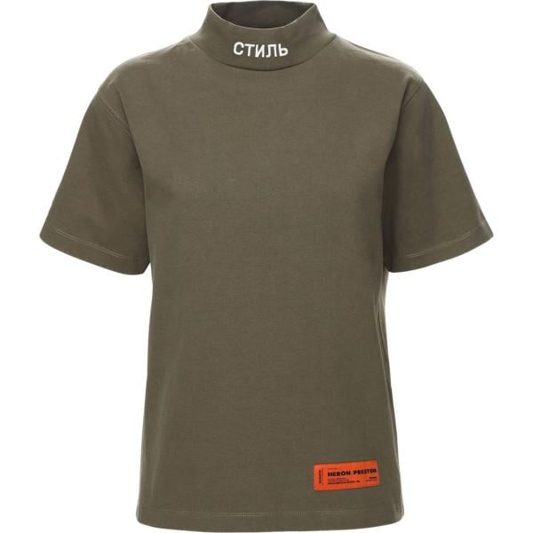 t-shirt Heron Preston verde