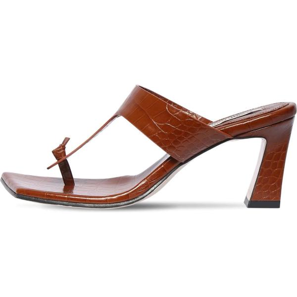 sandali in pelle Reike Nen rosso con stampe