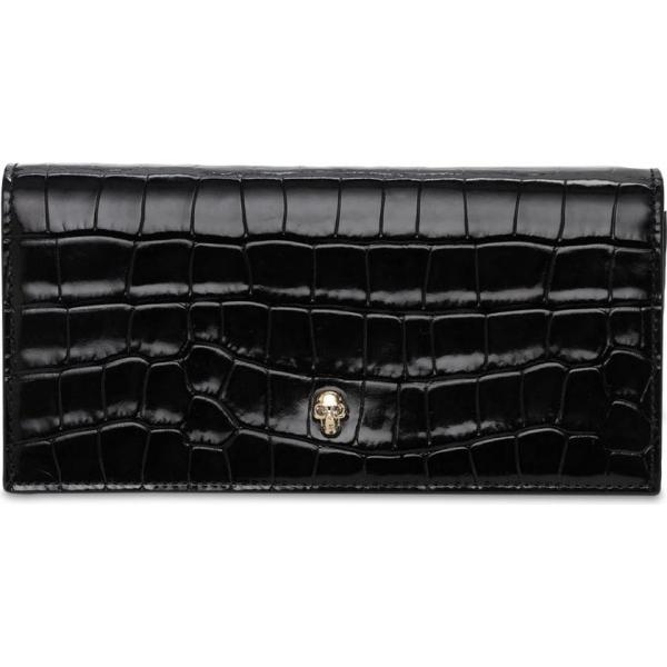 pochette Alexander Mcqueen nero con stampe