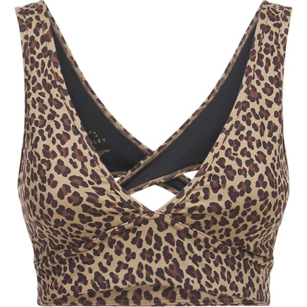 top Varley marrone con stampe