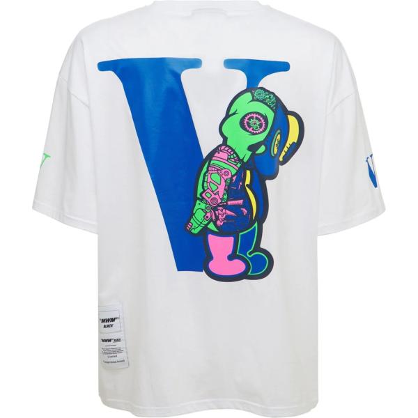 t-shirt Mwm - Mod Wave Movement bianco con stampe