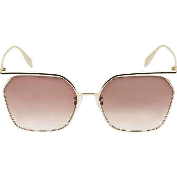 occhiali da sole Alexander Mcqueen marrone