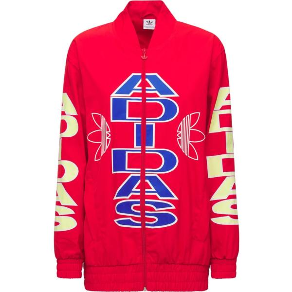 giacche Adidas Originals rosso con stampe