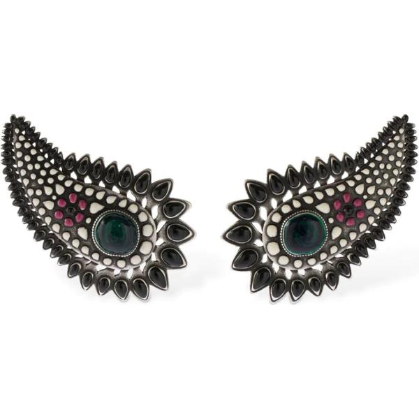 orecchini Isabel Marant nero paisley