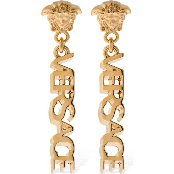 orecchini Versace marrone